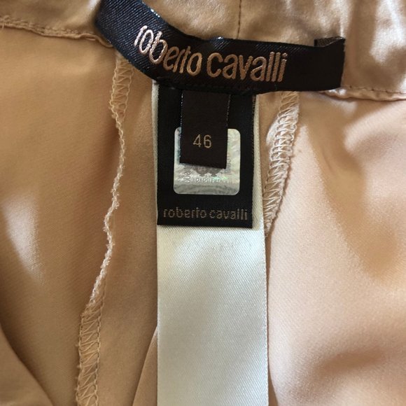 EUC Roberto Cavalli Silk Pants Size 46 (US 10) - Picture 2 of 3